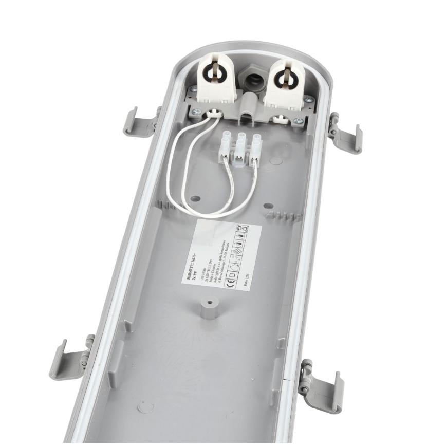 Индустриална флуоресцентна лампа 2xG13/22W/230V IP65