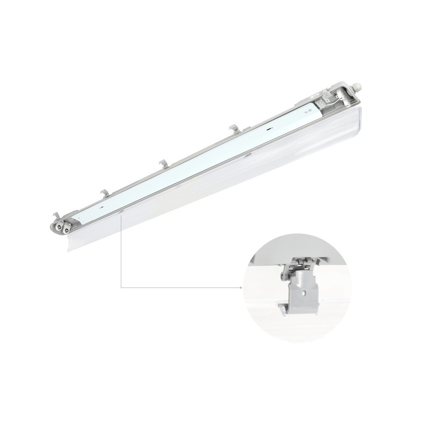 Индустриална флуоресцентна лампа HERMIC T8 2xG13/18W/230V IP65