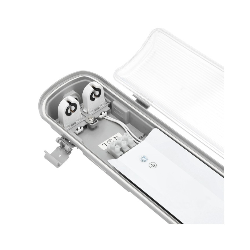 Индустриална флуоресцентна лампа HERMIC T8 2xG13/18W/230V IP65