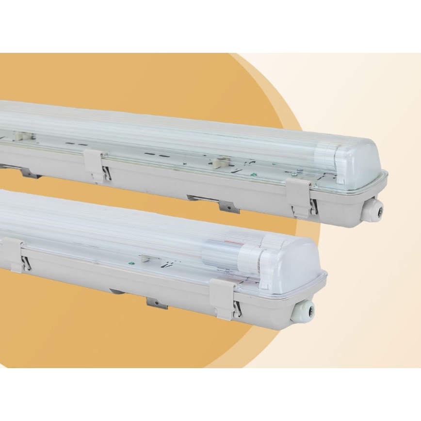Индустриална флуоресцентна лампа LIMEA T8 2xG13/10W/230V IP65 1500mm
