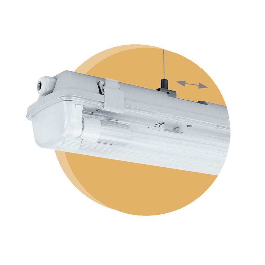 Индустриална флуоресцентна лампа LIMEA T8 2xG13/10W/230V IP65 1500mm