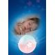 Infantino - Детска малка лампа с проектор 3xAA розова