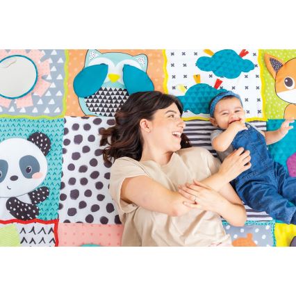 Infantino - Детско килимче за игра MAXI ZOO