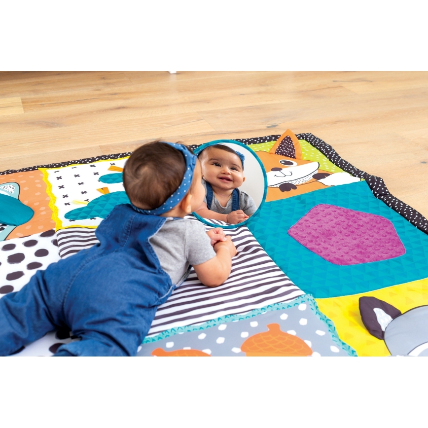 Infantino - Детско килимче за игра MAXI ZOO