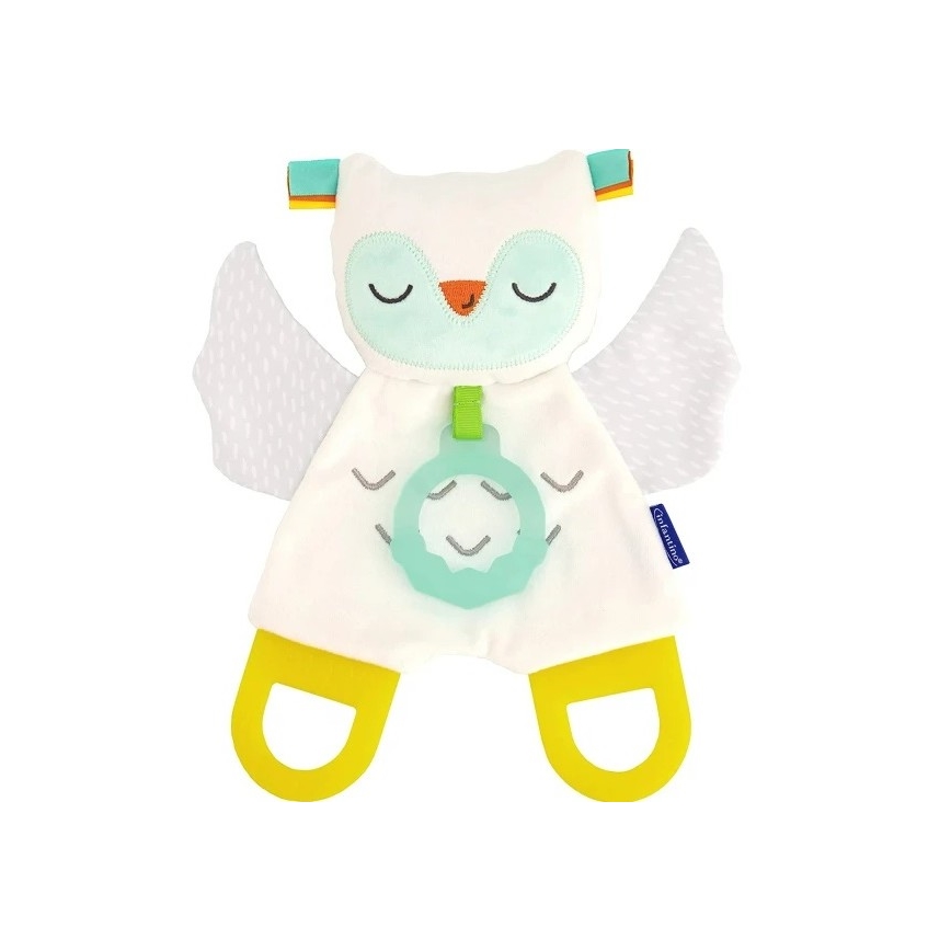 Infantino - Нощна лампа със светеща играчка за гушкане Owl