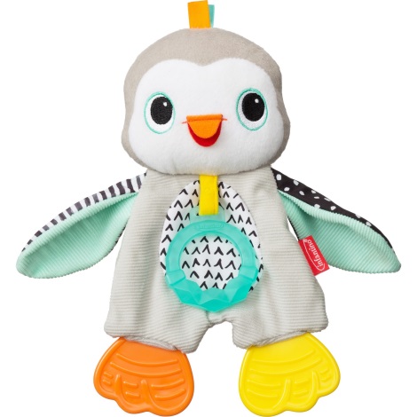 Infantino - Плюшена играчка с гризалки пингвин