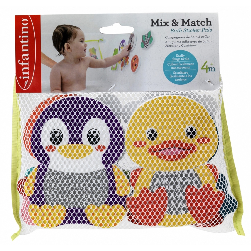 Infantino - Стикери за баня от пяна MIX&MATCH