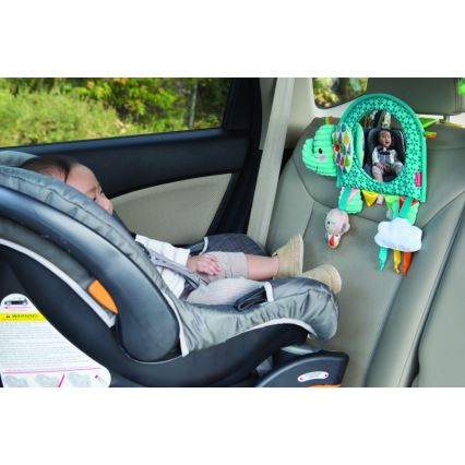 Infantino - Висяща играчка с активности и огледало слон