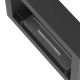 InFire - Стенна BIO камина 100x56 см 3kW черна
