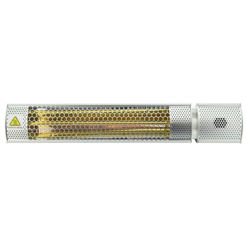 Инфрачервен нагревател 1000/2000W/230V IP55 + дистанционно управление