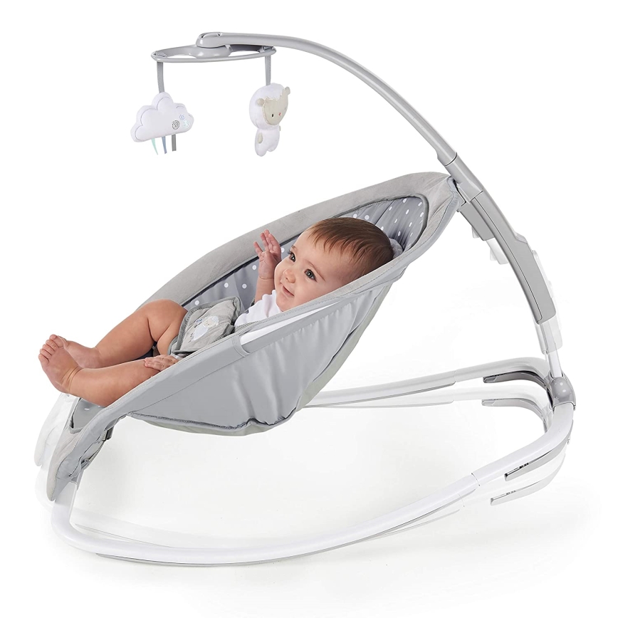 Ingenuity - Бебешка люлка с мелодия CUDDLE LAMB 3xLR14