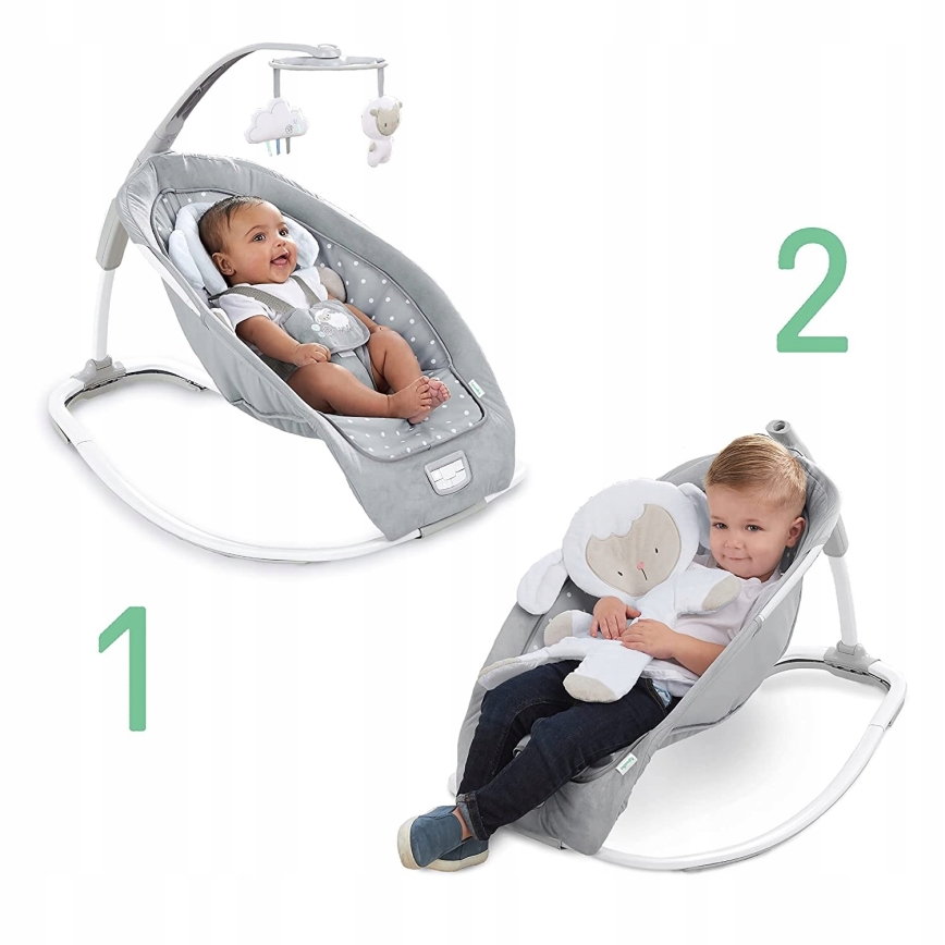 Ingenuity - Бебешка люлка с мелодия CUDDLE LAMB 3xLR14