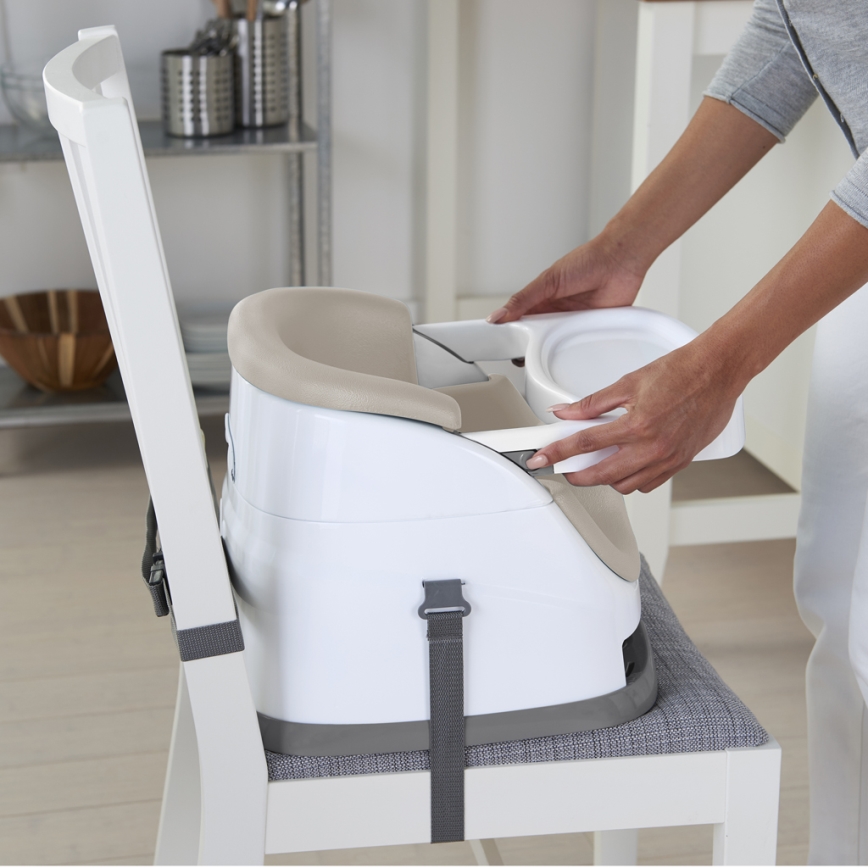 Ingenuity - Booster seat 2в1 BABY BASE бежов