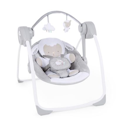 Ingenuity - Детски люлка с мелодия CUDDLE LAMB 4xLR14