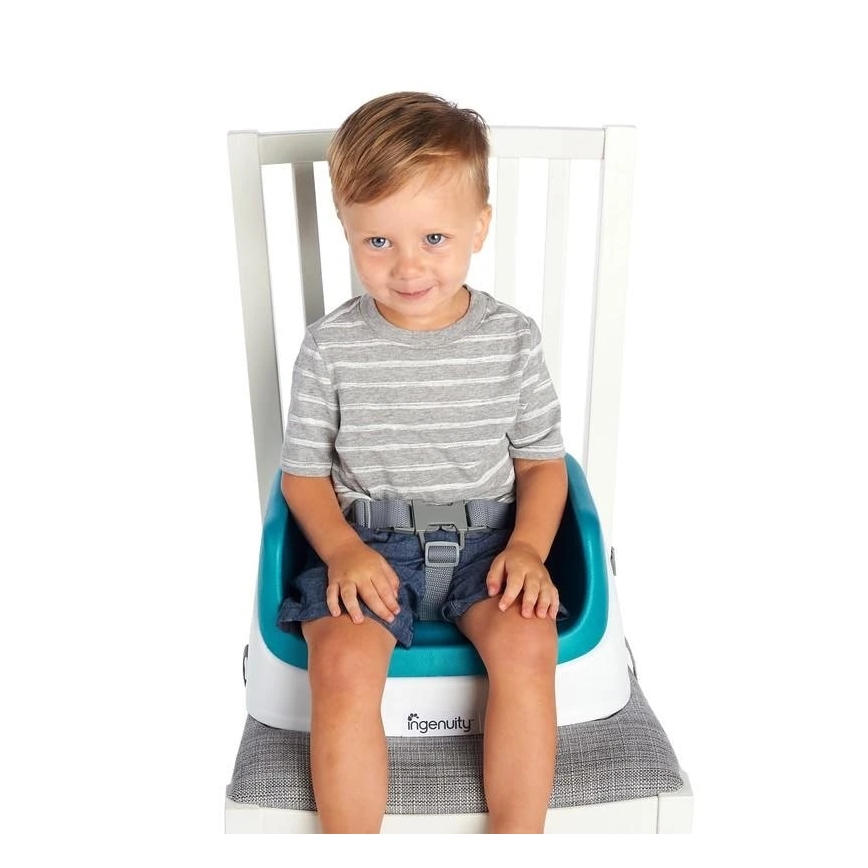 Ingenuity - Повдигащо столче за трапезна маса 2в1 SMARTCLEAN TODDLER синьо