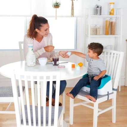 Ingenuity - Повдигащо столче за трапезна маса 2в1 SMARTCLEAN TODDLER синьо