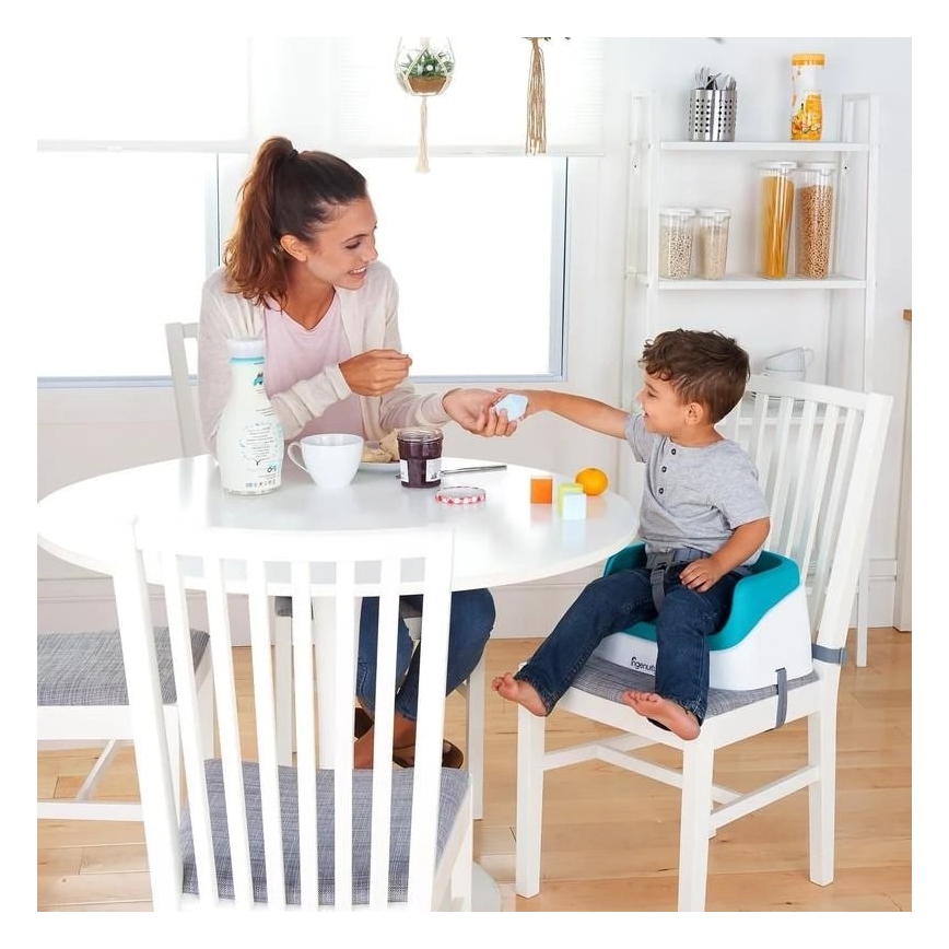 Ingenuity - Повдигащо столче за трапезна маса 2в1 SMARTCLEAN TODDLER синьо