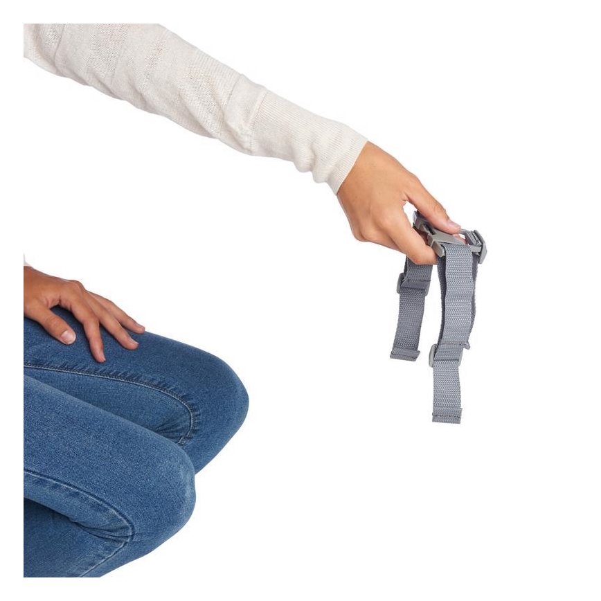 Ingenuity - Повдигащо столче за трапезна маса 2в1 SMARTCLEAN TODDLER сиво