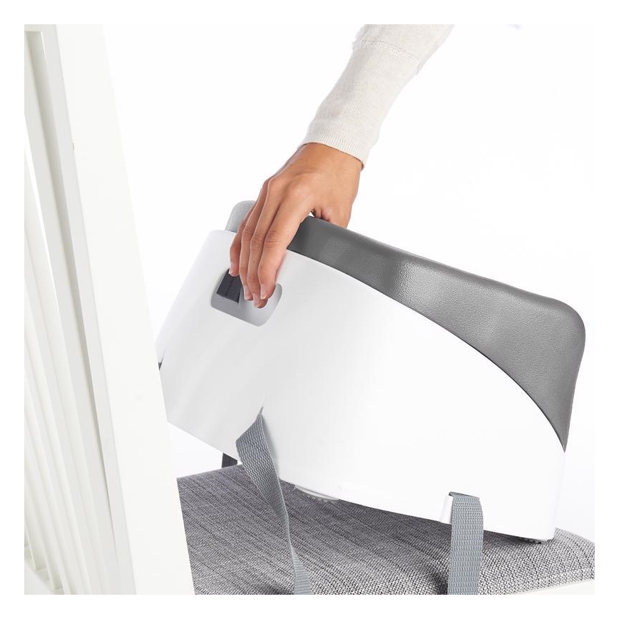 Ingenuity - Повдигащо столче за трапезна маса 2в1 SMARTCLEAN TODDLER сиво