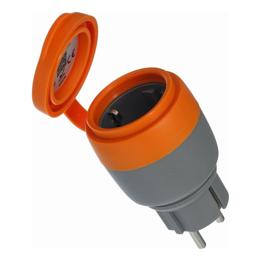 Интелигентен екстериорен контакт 3680W/230V/Тип F SCHUKO/16A Wi-Fi IP44