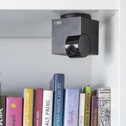 Интелигентен интериор swivel камера със сензор за движение GoSmart 5V Wi-Fi Tuya черен