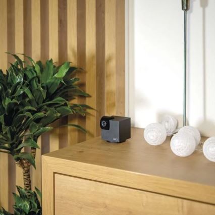 Интелигентен интериор swivel камера със сензор за движение GoSmart 5V Wi-Fi Tuya черен