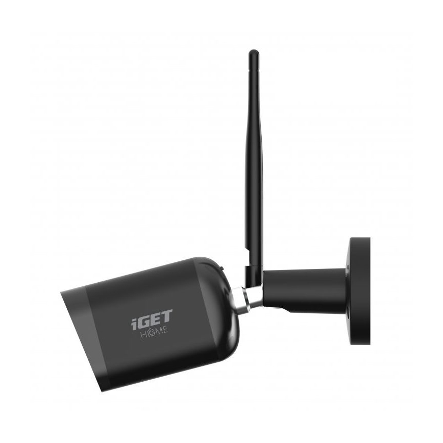 Интелигентна външна камера със сензор Full HD 1080p, 12V, IP65, Wi-Fi, Tuya, черна
