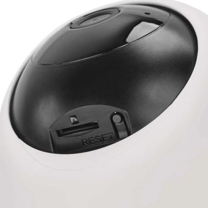 Умна вътрешна въртяща се камера с датчик за движение GoSmart 5V Wi-Fi Tuya бяла