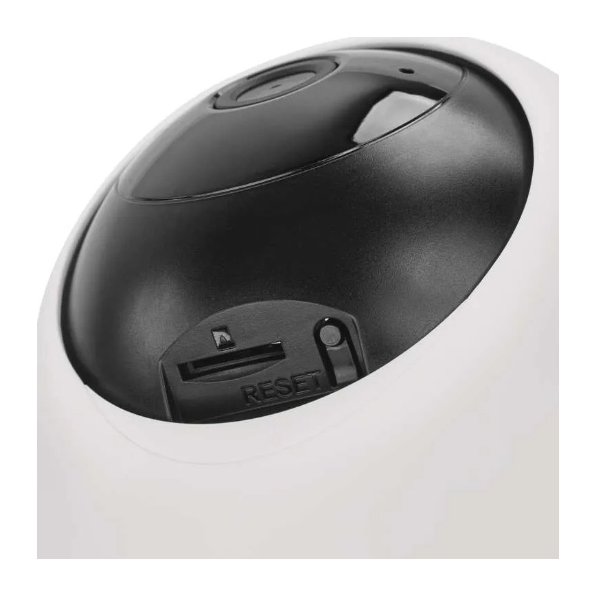 Умна вътрешна въртяща се камера с датчик за движение GoSmart 5V Wi-Fi Tuya бяла