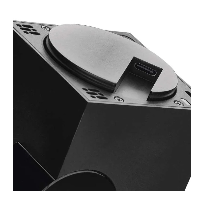 Умна вътрешна въртяща се камера с датчик за движение GoSmart 5V Wi-Fi Tuya черна