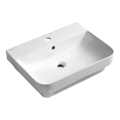 Isvea - мивка за плот SOTT AQUA 48x42 см керамика/бяла