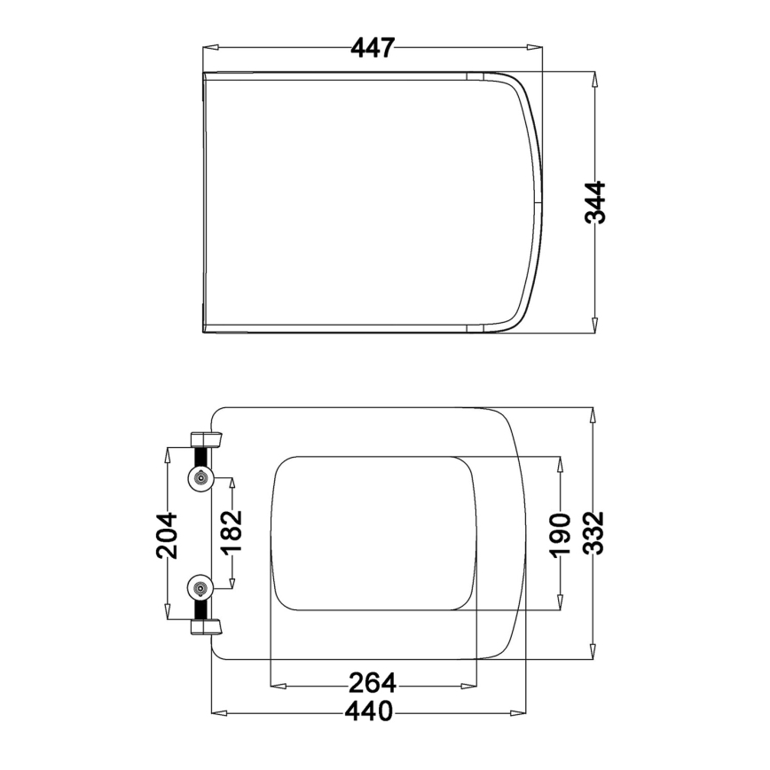 Isvea - Тоалетна седалка SoftClose PURITY бяла
