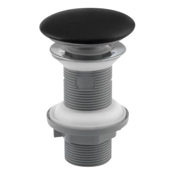 Isvea - Вентил за умивалник Ø 7,2 см матово черен