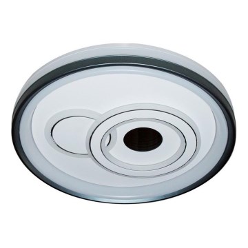 ITALUX - димируемо LED таванно осветително тяло PORTA LED/40W/230V 3000-6500K Ø 50 см черно + дистанционно управление