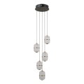 ITALUX - LED полилей на кабел ALANI 5xLED/5,6W/230V 3000K черен/златист