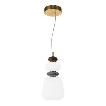 ITALUX - LED полилей на кабел EVANS LED/12W/230V 3000K златист/бял