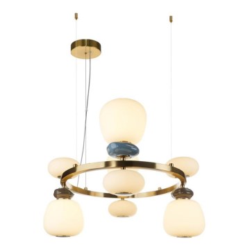 ITALUX - LED полилей на кабел EVANS LED/33W/230V 3000K златен/син/кафяв