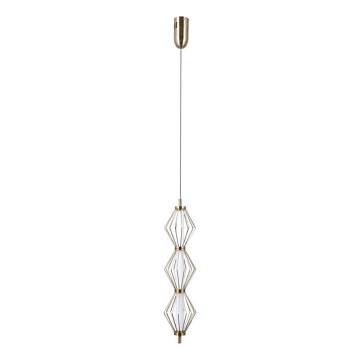 ITALUX - LED полилей на кабел SEVILLA LED/15W/230V 3000K златист
