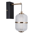 ITALUX - LED стенна лампа ALANI LED/6W/230V 3000K черна/златна