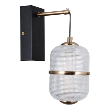 ITALUX - LED стенна лампа ALANI LED/6W/230V 3000K черна/златна