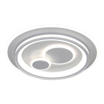 ITALUX - LED таванно осветително тяло PARCO с регулиране на яркостта LED/55W/230V 3000-6500K, диаметър 50 см, бяло + дистанционно управление
