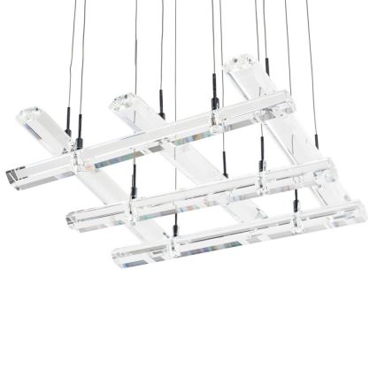 ITALUX - Полилей на въже DIAMOND 4xGU10/50W/230V + 12xG4/10W