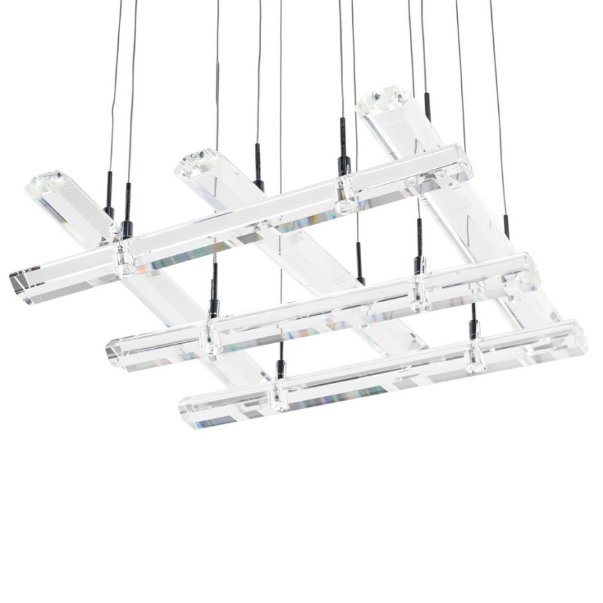 ITALUX - Полилей на въже DIAMOND 4xGU10/50W/230V + 12xG4/10W