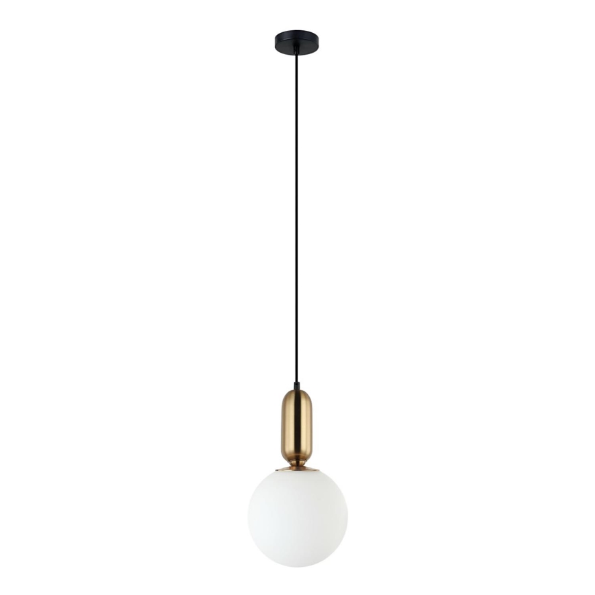 ITALUX - Пендел ALDEVA 1xE27/40W/230V Ø 20 cm черен/бронзов