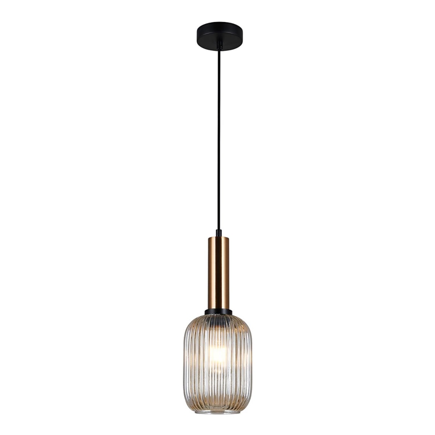 ITALUX - Пендел ANTIOLA 1xE27/40W/230V Ø 15 см бронзов
