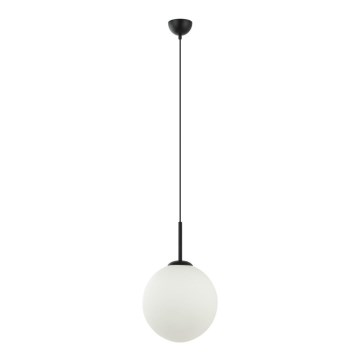 ITALUX - Пендел DEORE 1xE27/40W/230V Ø 30 см черен