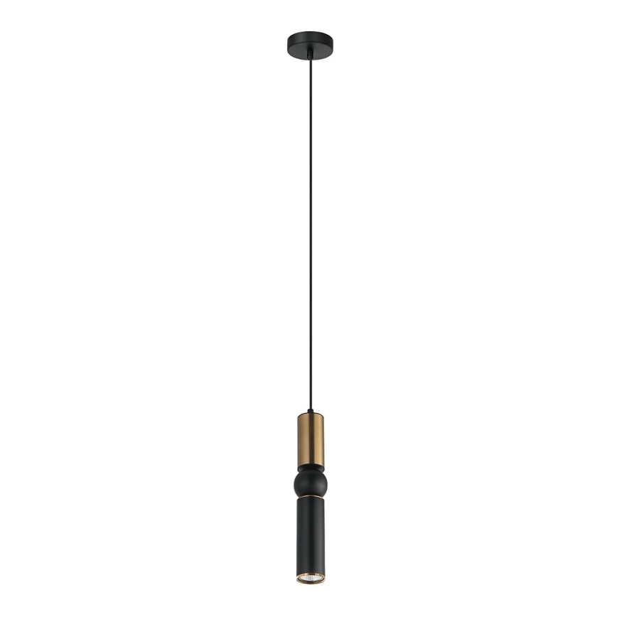 ITALUX - Пендел ISIDORA 1xGU10/25W/230V черен/бронзов