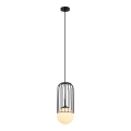 ITALUX - Пендел MATTY 1xE27/40W/230V Ø 15 см черен