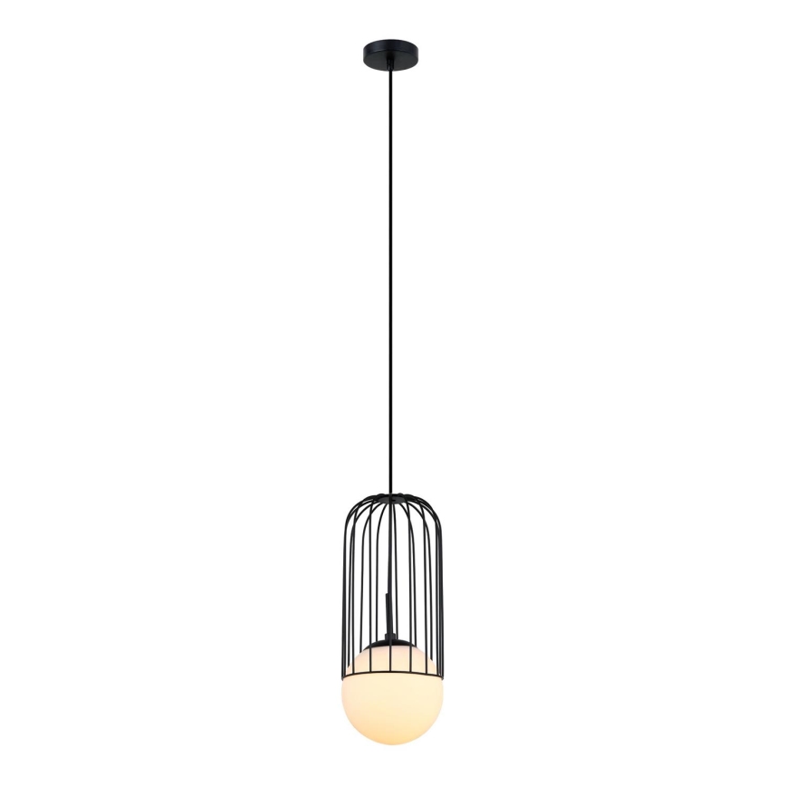ITALUX - Пендел MATTY 1xE27/40W/230V Ø 15 см черен