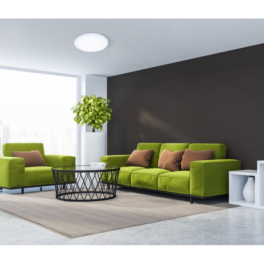 ITALUX - LED Плафониера PELARO LED/30W/230V 4000K Ø 40 см бял
